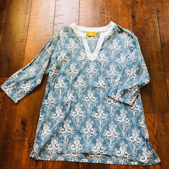 ROCK FLOWER PAPER tunic / beach cover up, size M/L - Picture 6 of 9